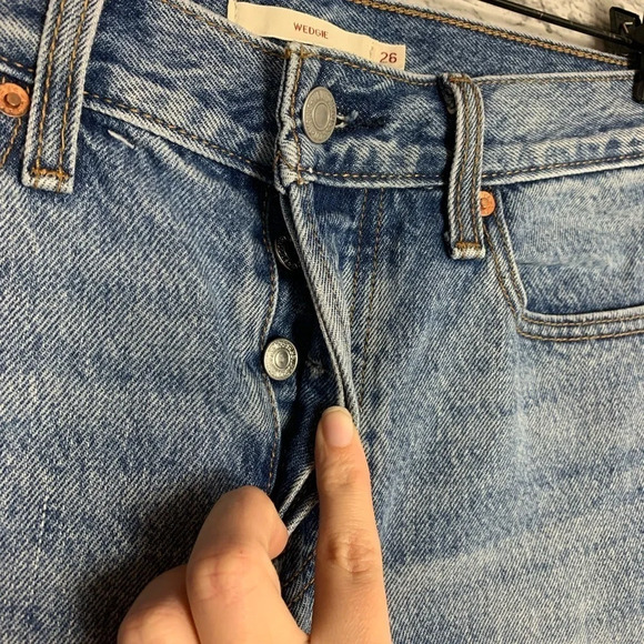 Levi’s Buttonfly Wedgie Jeans  Size Women’s 26 - Picture 5 of 14